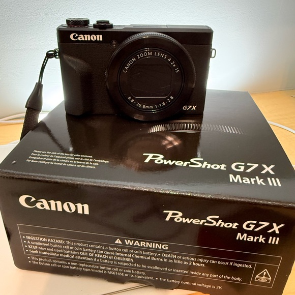 Canon PowerShot G7 X Mark III - Black